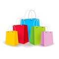 Shopping Bag Design Background. Vector isolated Illustration